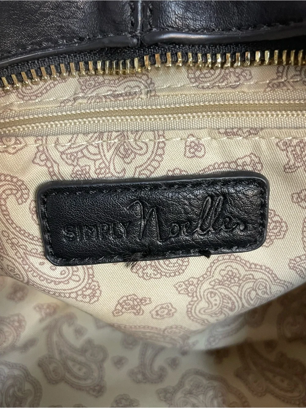 Simply Noelle Top-Handle Satchel Handbag Purse with Gold Hardware